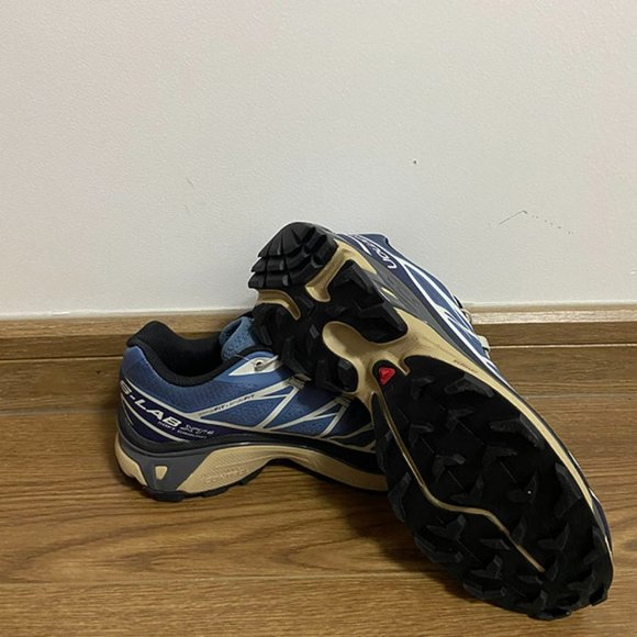 Salomon Thick Soled Navy Retro Outdoor Sneakers - Picture 6 of 10